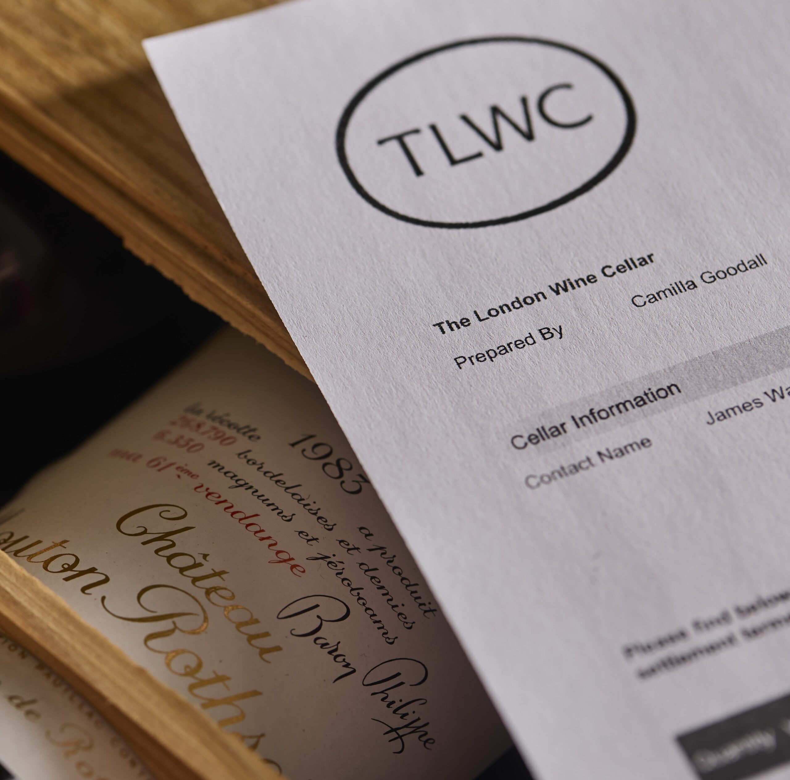 a close up photo of an example wine list